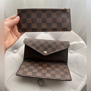 Louis Vuitton Damier Josephine Wallet with insert